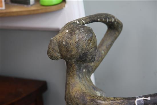 § David Wynne (1926). A bronze garden statue Sisters, H.3ft 8in.